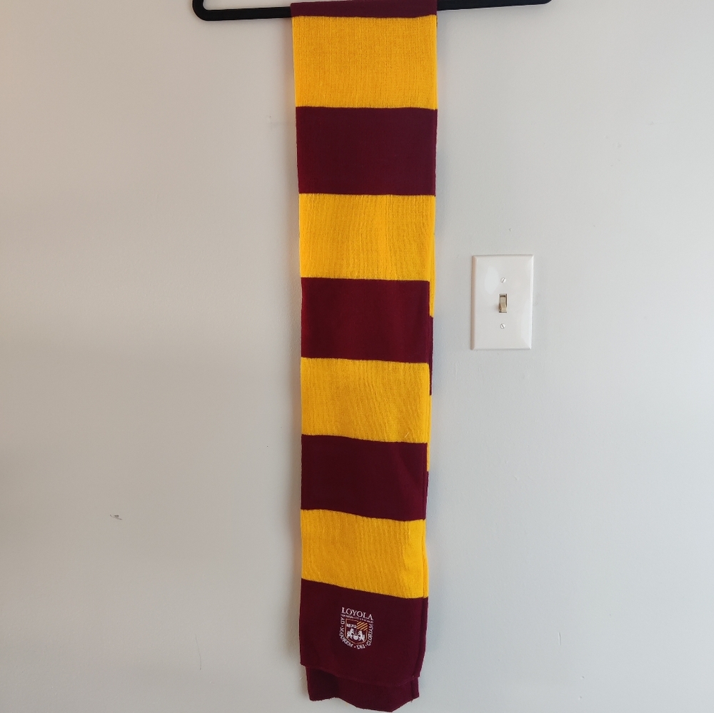 Loyola University Chicago Maroon and Gold Scarf